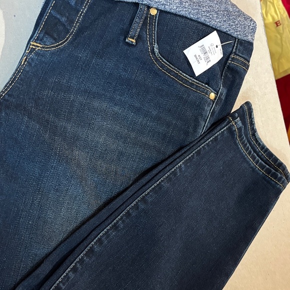 GAP Denim - Dark Blue Denim True Skinny 27S Maternity jeans